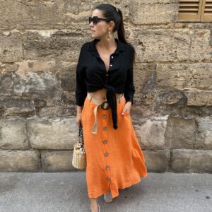FALDA BOTONES